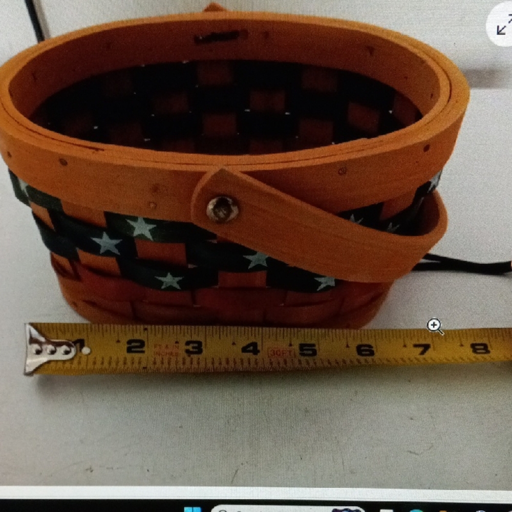 USA themed Woven Basket
